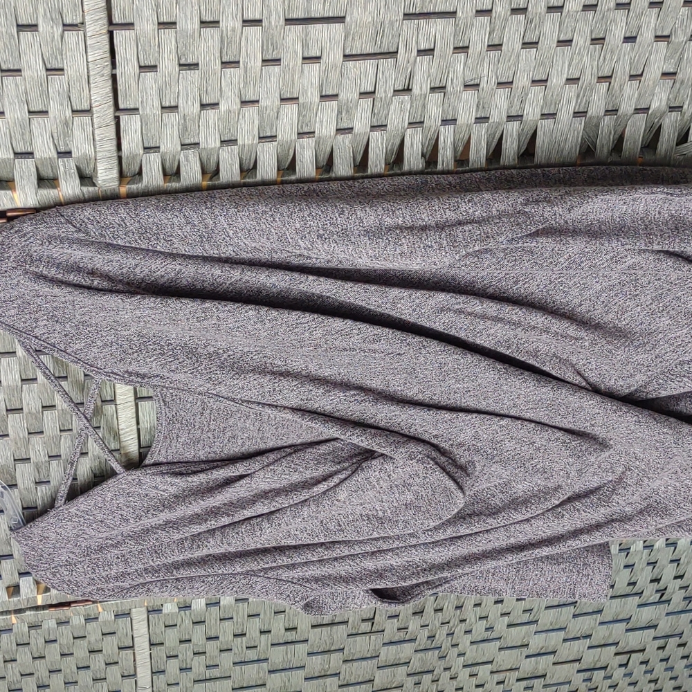 NWT Simple by Suzanne Betro Soft Sweater Blouse Tunic Criss Cross V Back - Picture 9 of 13